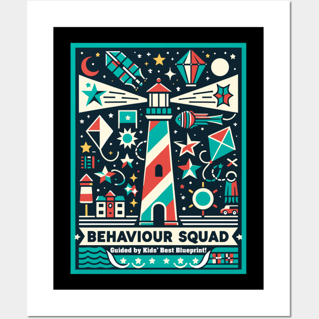 Behaviour Squad: Guided by Kid's Best Blueprint! Wall Art by soondoock